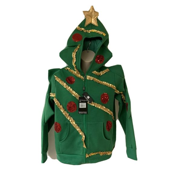 American Stitch Christmas Tree Hoodie 
